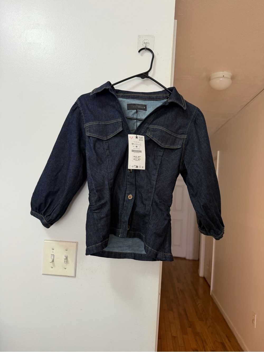 Zara Dark Blue Denim Jacket